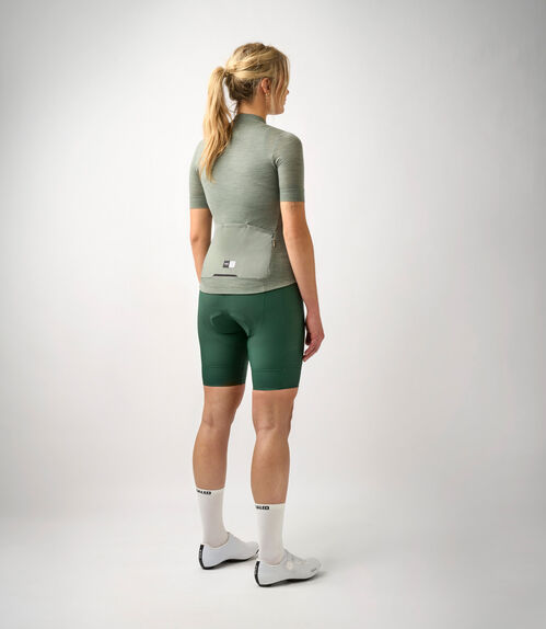 PEDALED MAILLOT MUJER MANGA CORTA ESSENTIAL MERINO MILITARY GREEN S