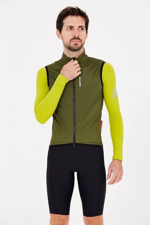 CHALECO HOMBRE CORTAVIENTOS FACTY 2.0 GREEN FOREST S