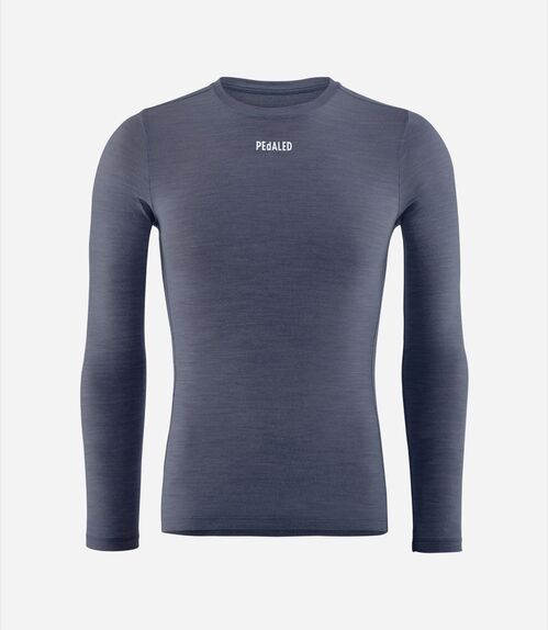 PEDALED ELEMENT CAMISETA MANGA LARGA MERINO NAVY L