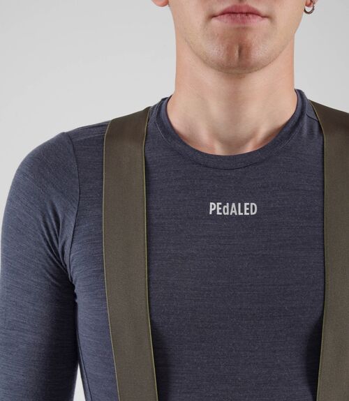 PEDALED ELEMENT CAMISETA MANGA LARGA MERINO NAVY L