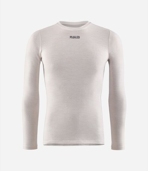 PEDALED ELEMENT CAMISETA MANGA LARGA MERINO OFF WHITE L