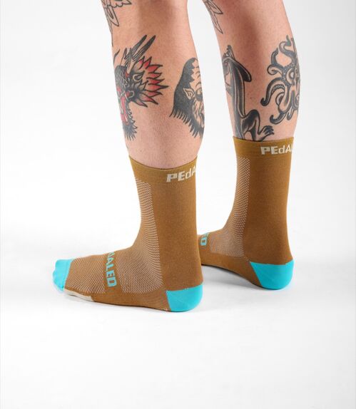 PEDALED CALCETINES ELEMENT BROWN M