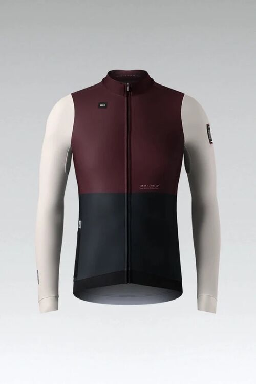 Maillot Gobik Hyder Hombre Manga Larga Merlot S