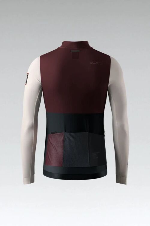 Maillot Gobik Hyder Hombre Manga Larga Merlot S