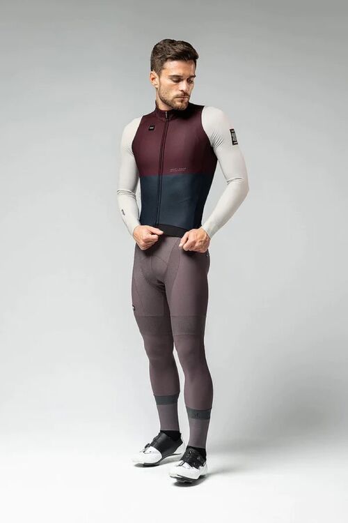Maillot Gobik Hyder Hombre Manga Larga Merlot S