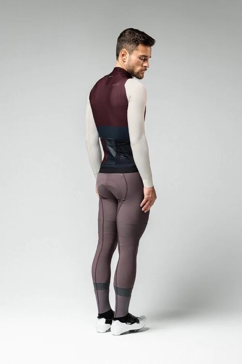 Maillot Gobik Hyder Hombre Manga Larga Merlot S