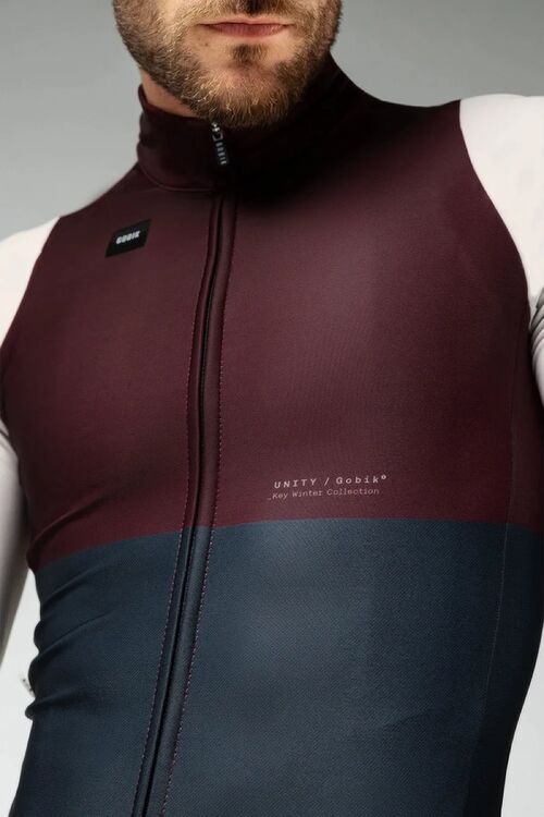 Maillot Gobik Hyder Hombre Manga Larga Merlot S