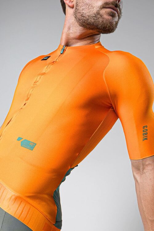 Maillot Gobik CX Pro 3.0 Unisex Manga Corta Tangerine S