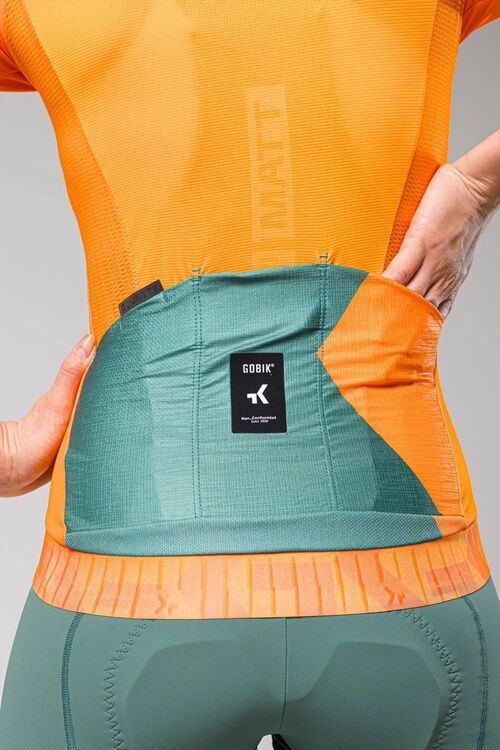 Maillot Gobik CX Pro 3.0 Unisex Manga Corta Tangerine S