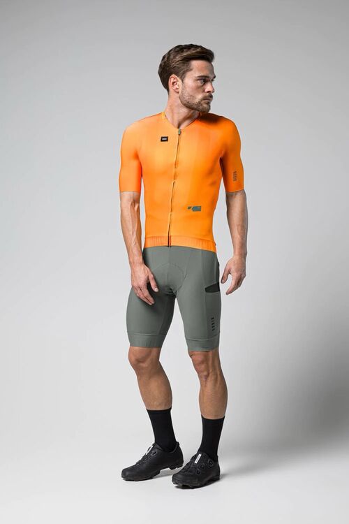 Maillot Gobik CX Pro 3.0 Unisex Manga Corta Tangerine M