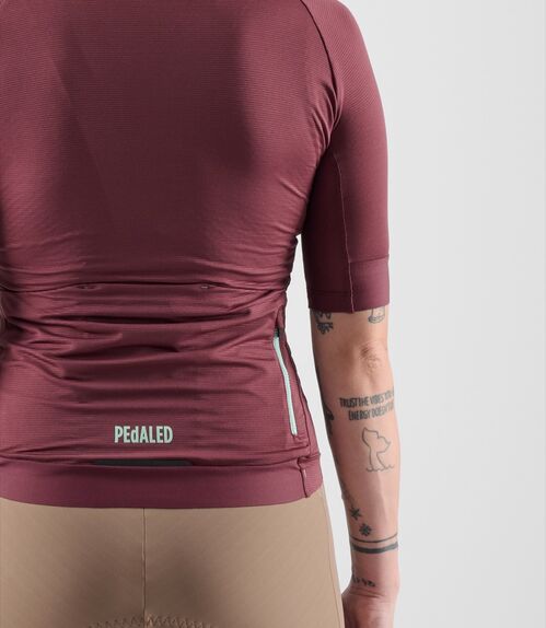 PEDALED ELEMENT ELEMENT LTW JERSEY MUJER BURGUNDY S