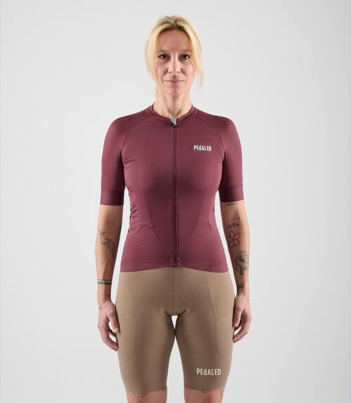 PEDALED ELEMENT ELEMENT LTW JERSEY MUJER BURGUNDY S
