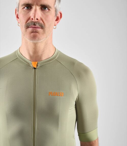 PEDALED ELEMENT LTW JERSEY MAILLOT HOMBRE OLIVE GREEN S