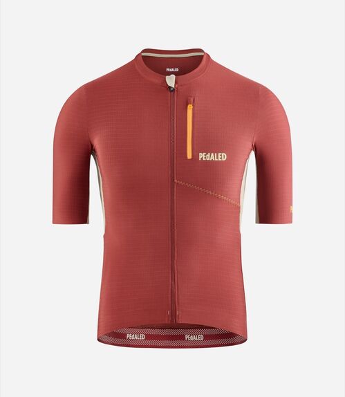 PEDALED ODYSSEY JERSEY MAILLOT HOMBRE DARK RED S