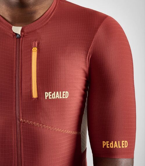 PEDALED ODYSSEY JERSEY MAILLOT HOMBRE DARK RED S