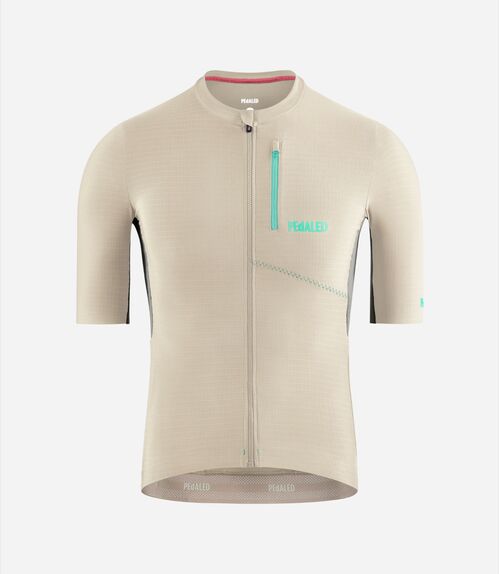 PEDALED ODYSSEY JERSEY MAILLOT HOMBRE BEIGE S
