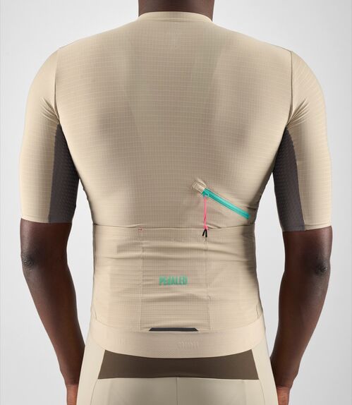 PEDALED ODYSSEY JERSEY MAILLOT HOMBRE BEIGE S