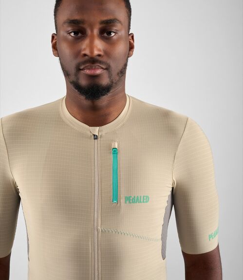 PEDALED ODYSSEY JERSEY MAILLOT HOMBRE BEIGE S