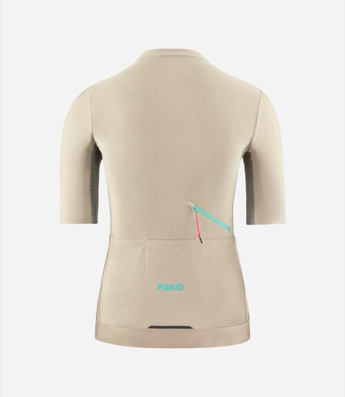 PEDALED ODYSSEY JERSEY MUJER BEIGE S