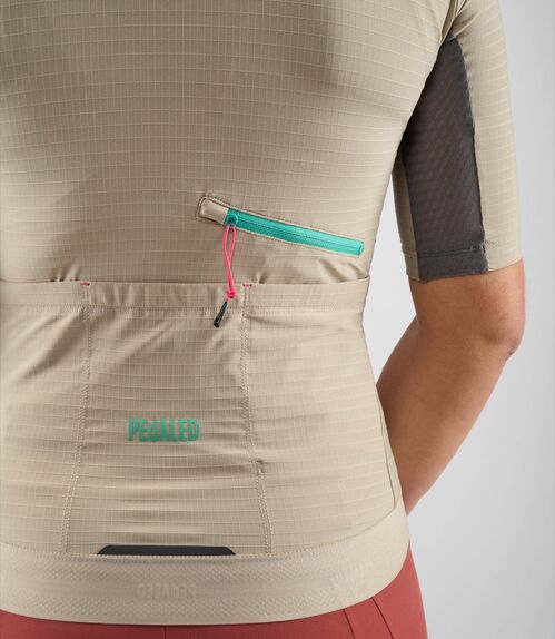 PEDALED ODYSSEY JERSEY MUJER BEIGE S