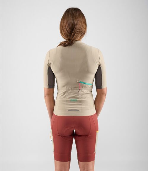 PEDALED ODYSSEY JERSEY MUJER BEIGE S