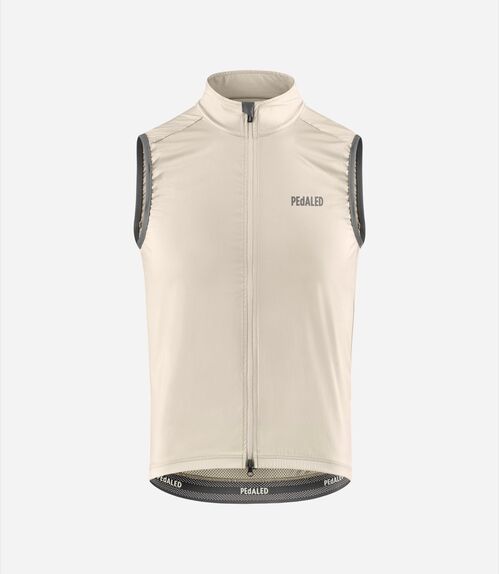 pedaled ELEMENT WIND PR VEST BEIGE CHALECO HOMBRE BEIGE S