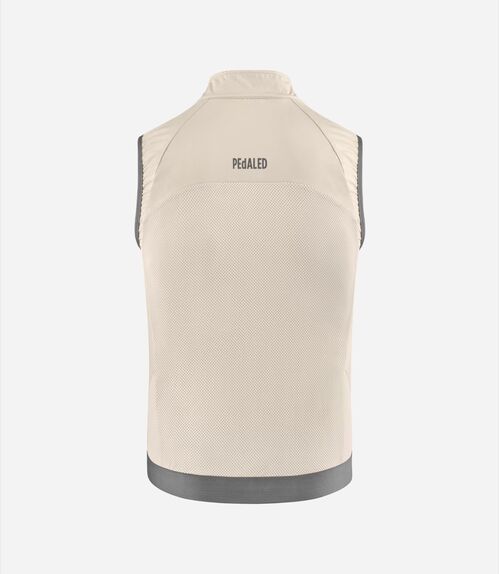 pedaled ELEMENT WIND PR VEST BEIGE CHALECO HOMBRE BEIGE S