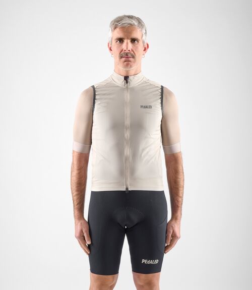 pedaled ELEMENT WIND PR VEST BEIGE CHALECO HOMBRE BEIGE S