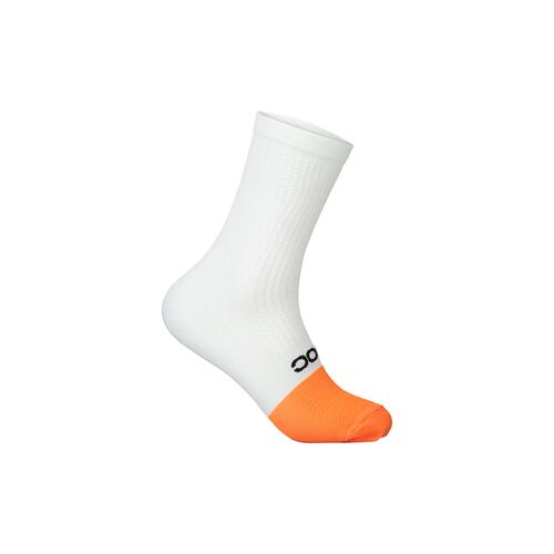 POC FLAIR SOCK MID HYDROGEN WHITE M