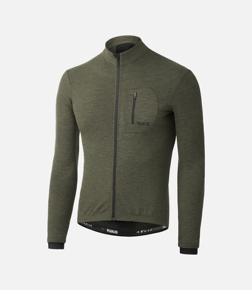 PEDALED MAILLOT LS HOMBRE KAIDO MERINO GREY INK XL