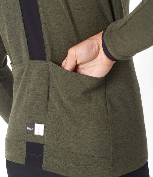PEDALED MAILLOT LS HOMBRE KAIDO MERINO GREY INK XL