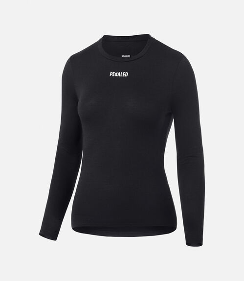 PEDALED CAMISETA INTERIOR MUJER ESSENTIAL MERINO BLACK S