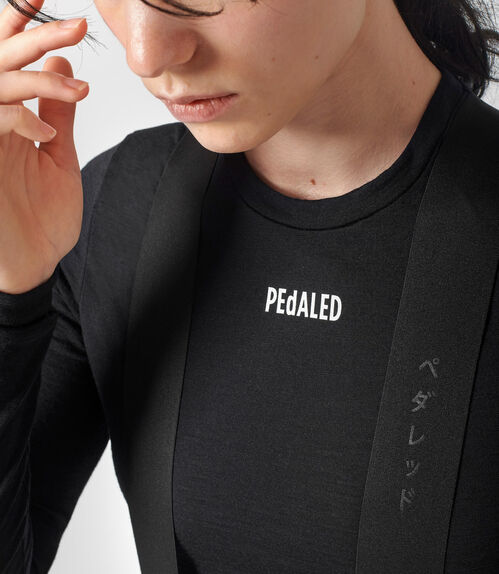 PEDALED CAMISETA INTERIOR MUJER ESSENTIAL MERINO BLACK S