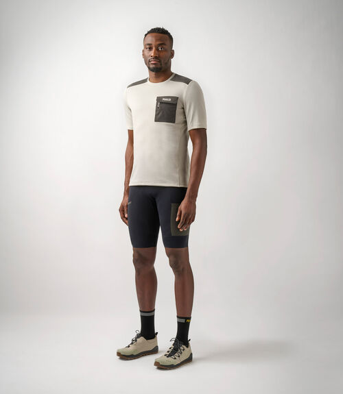 CAMISETA PEDALED MANGA CORTA ODYSSEY MERINO OFF WHITE M