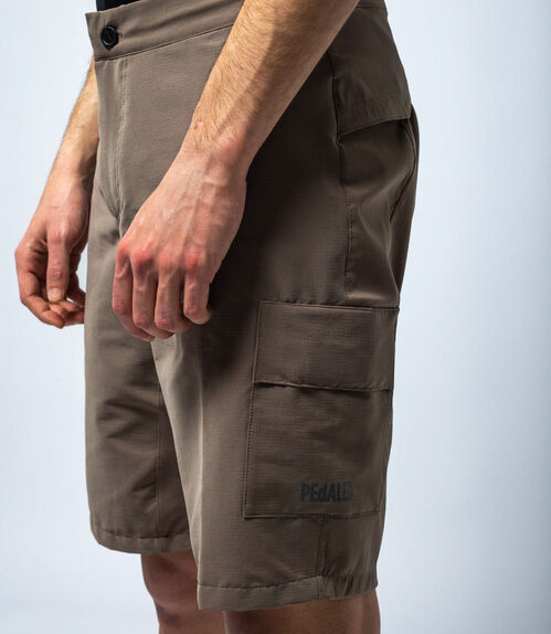 PEDALED PANTALONES CORTOS GRAVEL JARY WALNUT XL